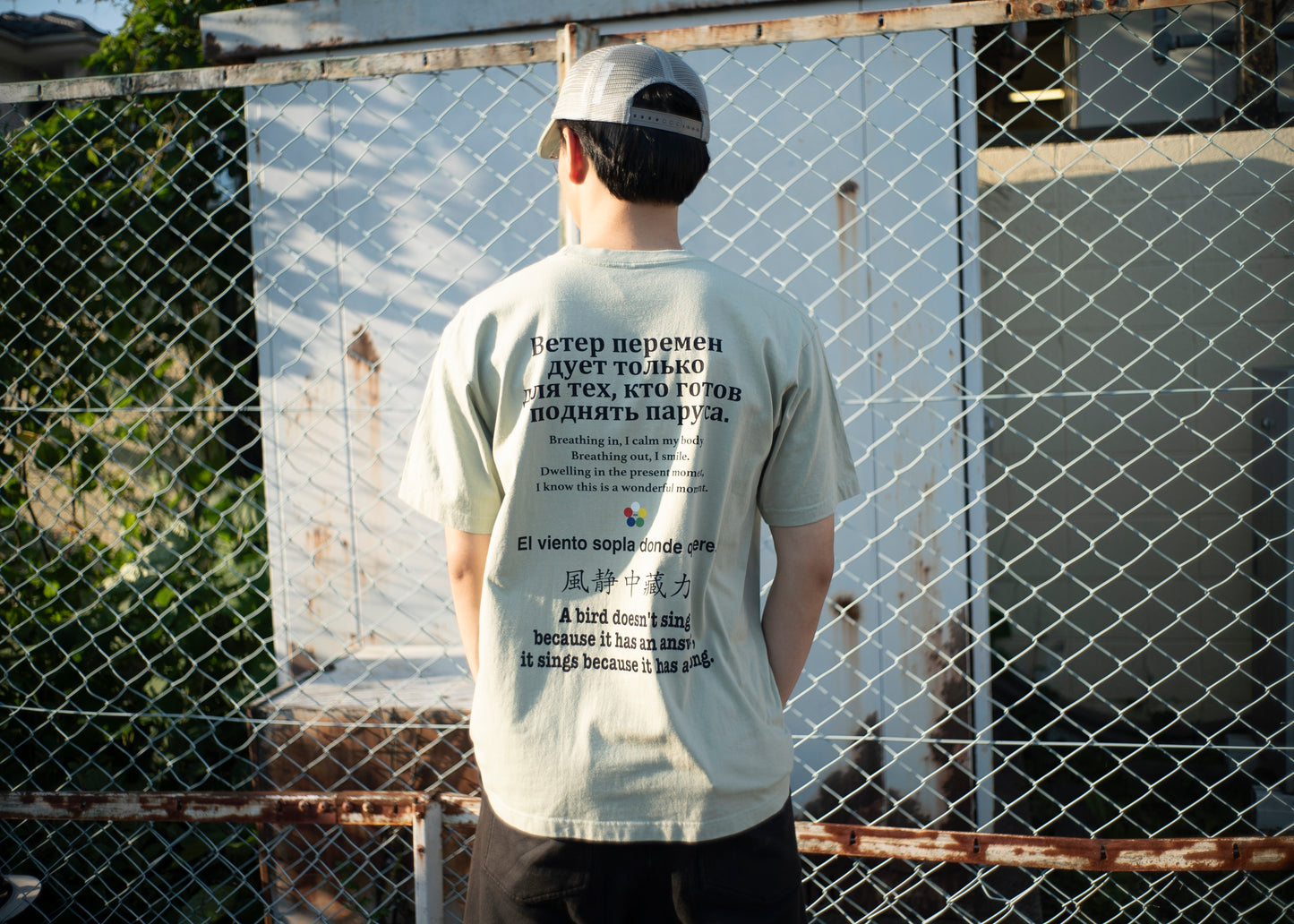 OJAI  5 elements & poetry Tee　【風 wind】